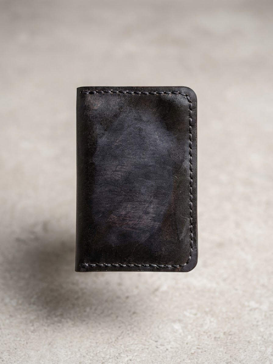 Phantom - Hand Dyed Veg-Tan Patina Leather Wallet